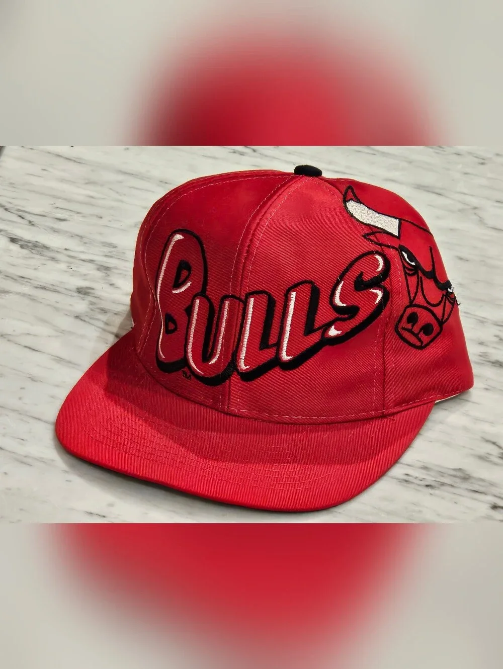 Chicago Bulls Vintage Adjustable The Game Snapback Hat 5328 Of 6000